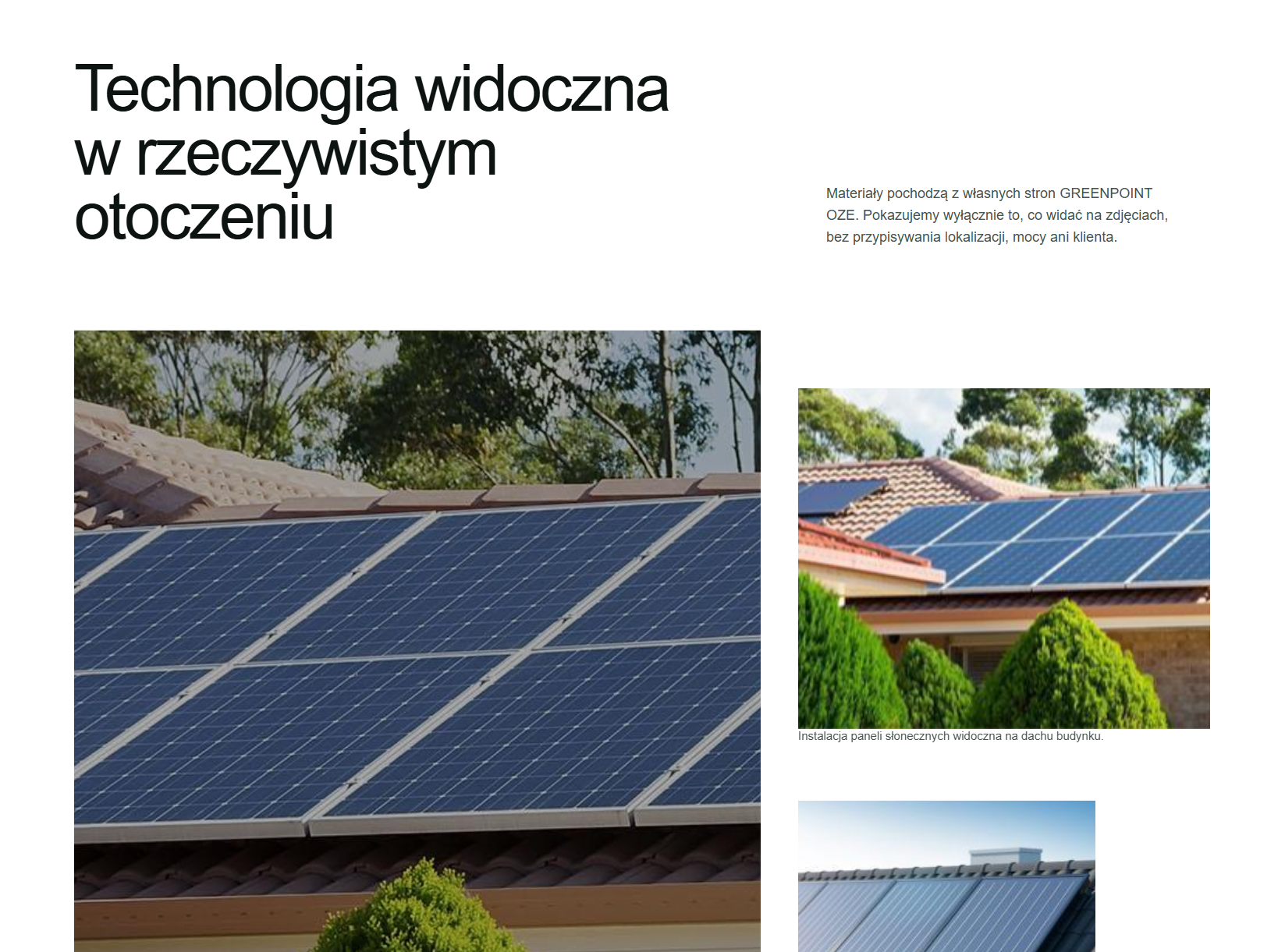 Green Point: widok projektu