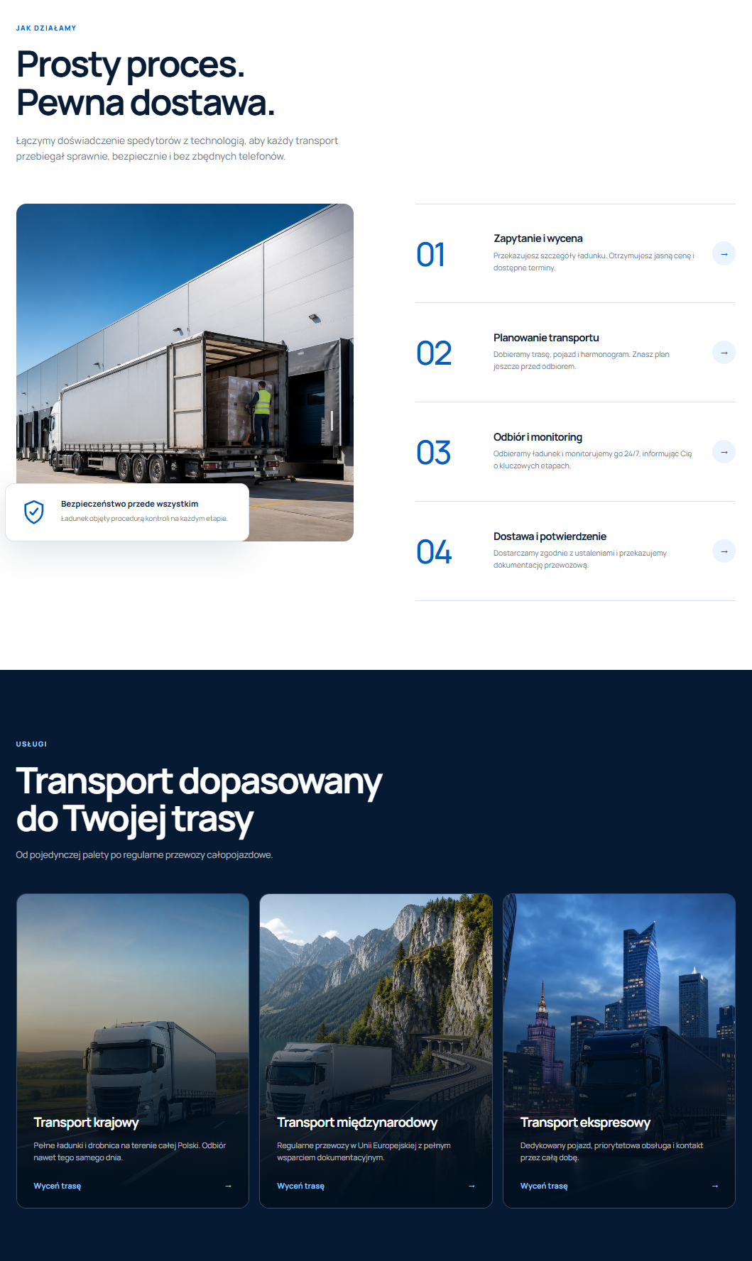Vistula Cargo: widok projektu